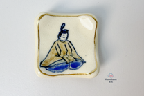 HANDMADE JAPANESE CHOPSTICK REST SET | THE TALE OF GENJI | TOUSENGAMA 陶泉窯