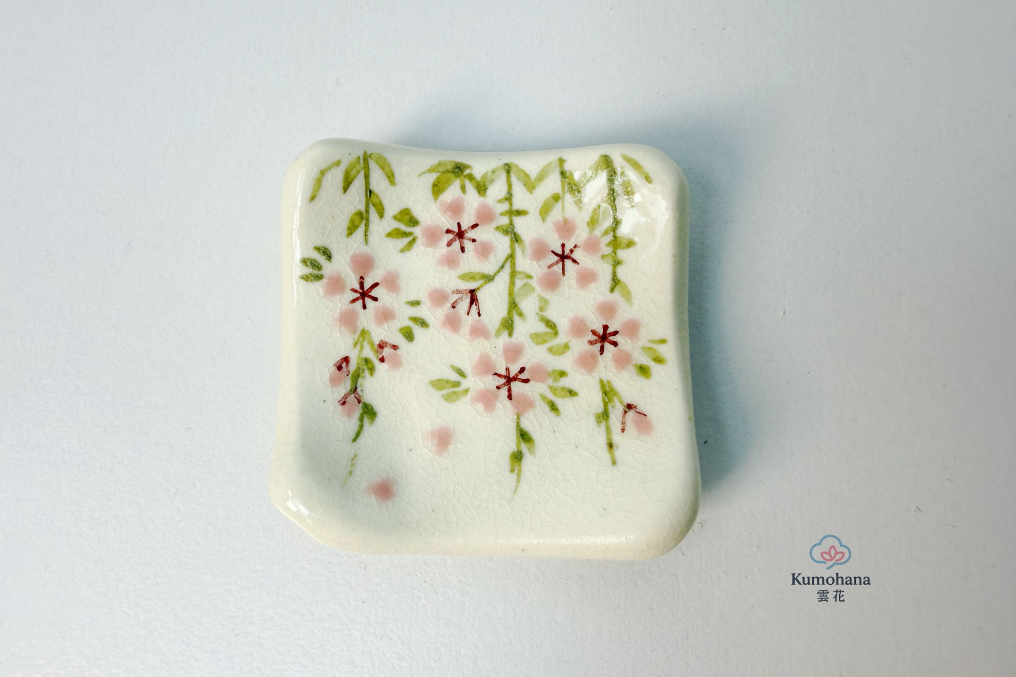 HANDMADE JAPANESE CHOPSTICK REST SET | GION SAKURA | TOUSENGAMA 陶泉窯
