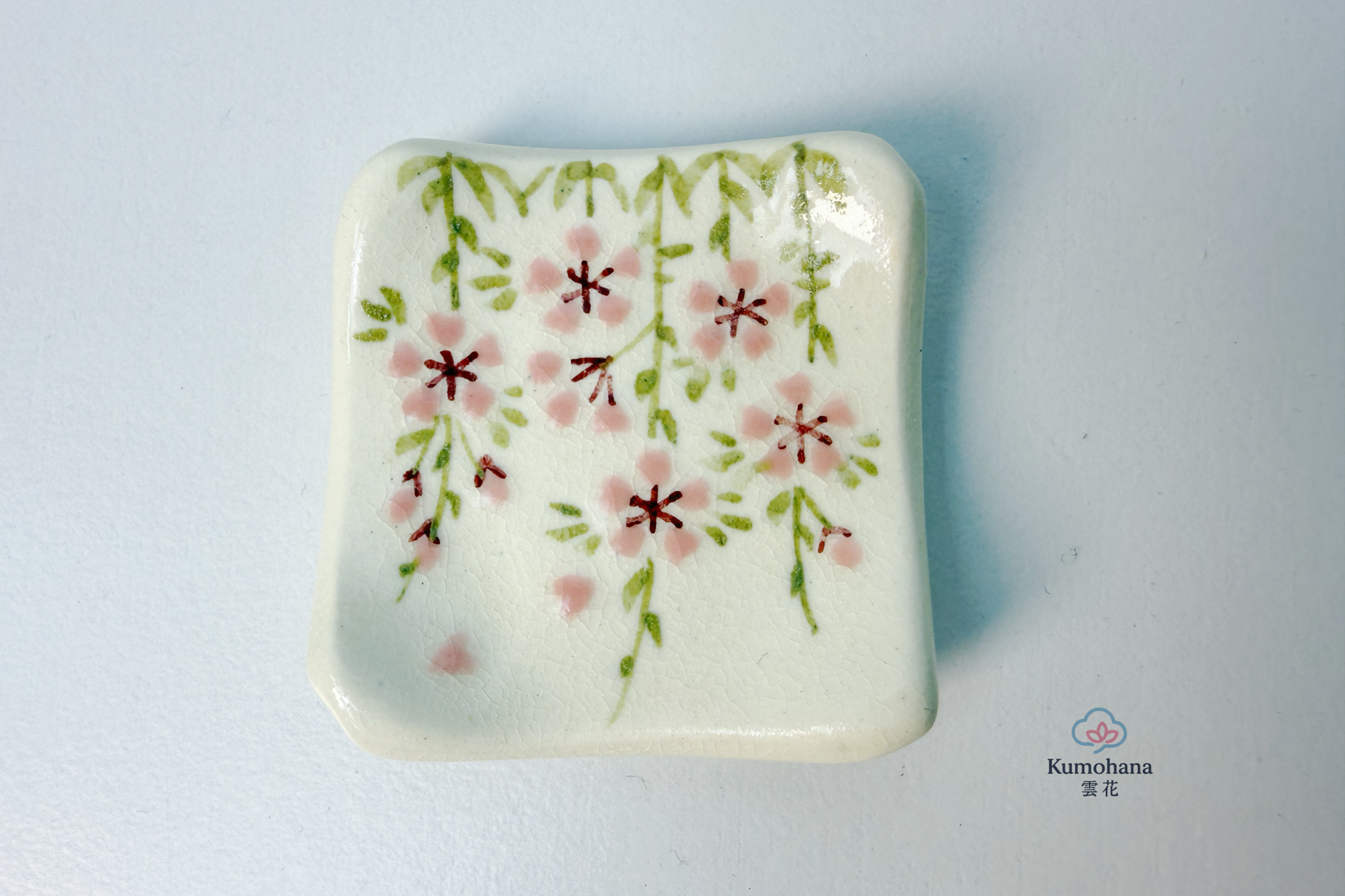 HANDMADE JAPANESE CHOPSTICK REST SET | GION SAKURA | TOUSENGAMA 陶泉窯