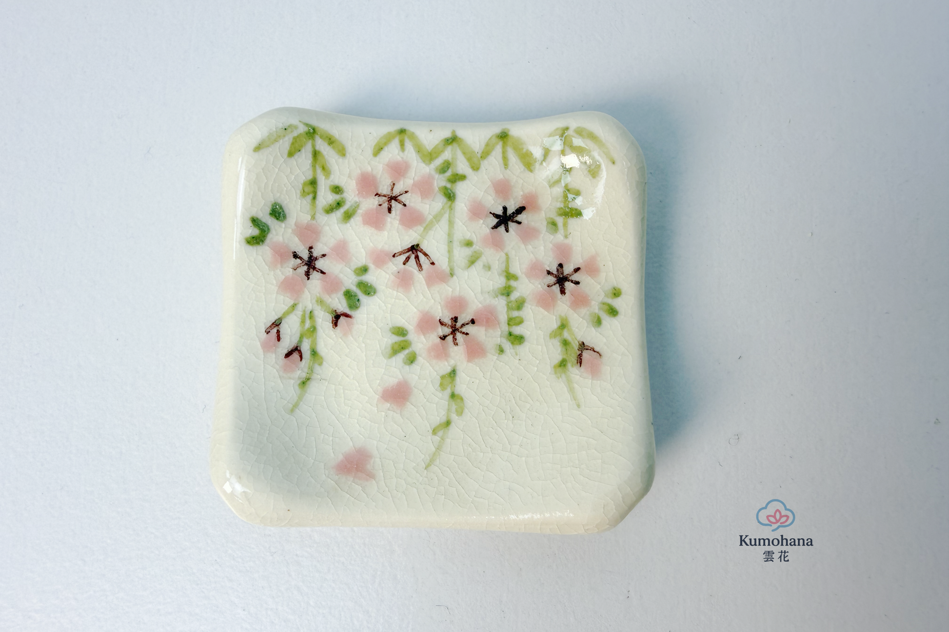 HANDMADE JAPANESE CHOPSTICK REST SET | GION SAKURA | TOUSENGAMA 陶泉窯