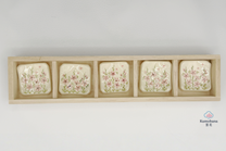 HANDMADE JAPANESE CHOPSTICK REST SET | GION SAKURA | TOUSENGAMA 陶泉窯