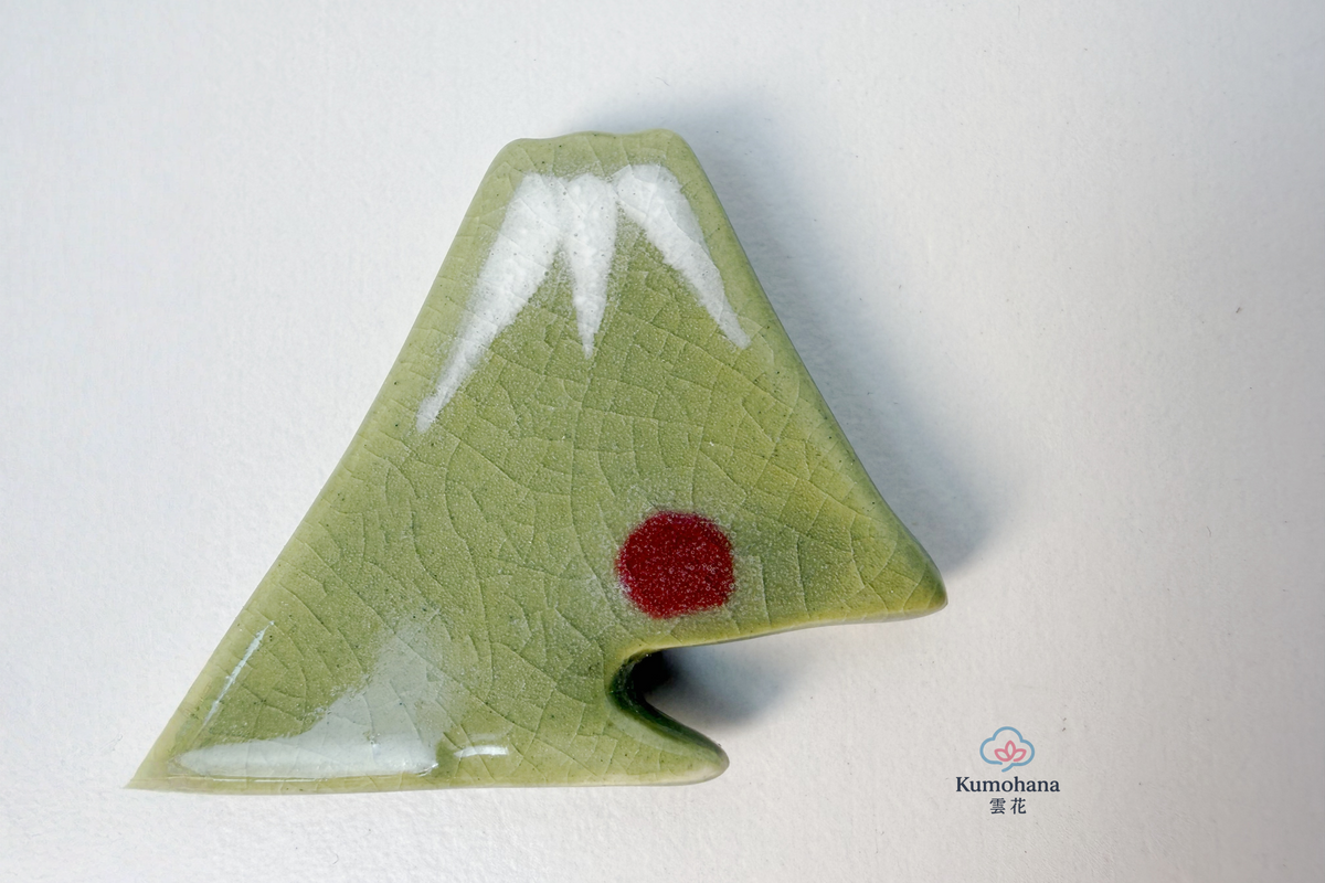 HANDMADE JAPANESE CHOPSTICK REST SET | MOUNT FUJI | TOUSENGAMA 陶泉窯
