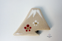 HANDMADE JAPANESE CHOPSTICK REST SET | MOUNT FUJI | TOUSENGAMA 陶泉窯