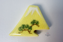 HANDMADE JAPANESE CHOPSTICK REST SET | MOUNT FUJI | TOUSENGAMA 陶泉窯