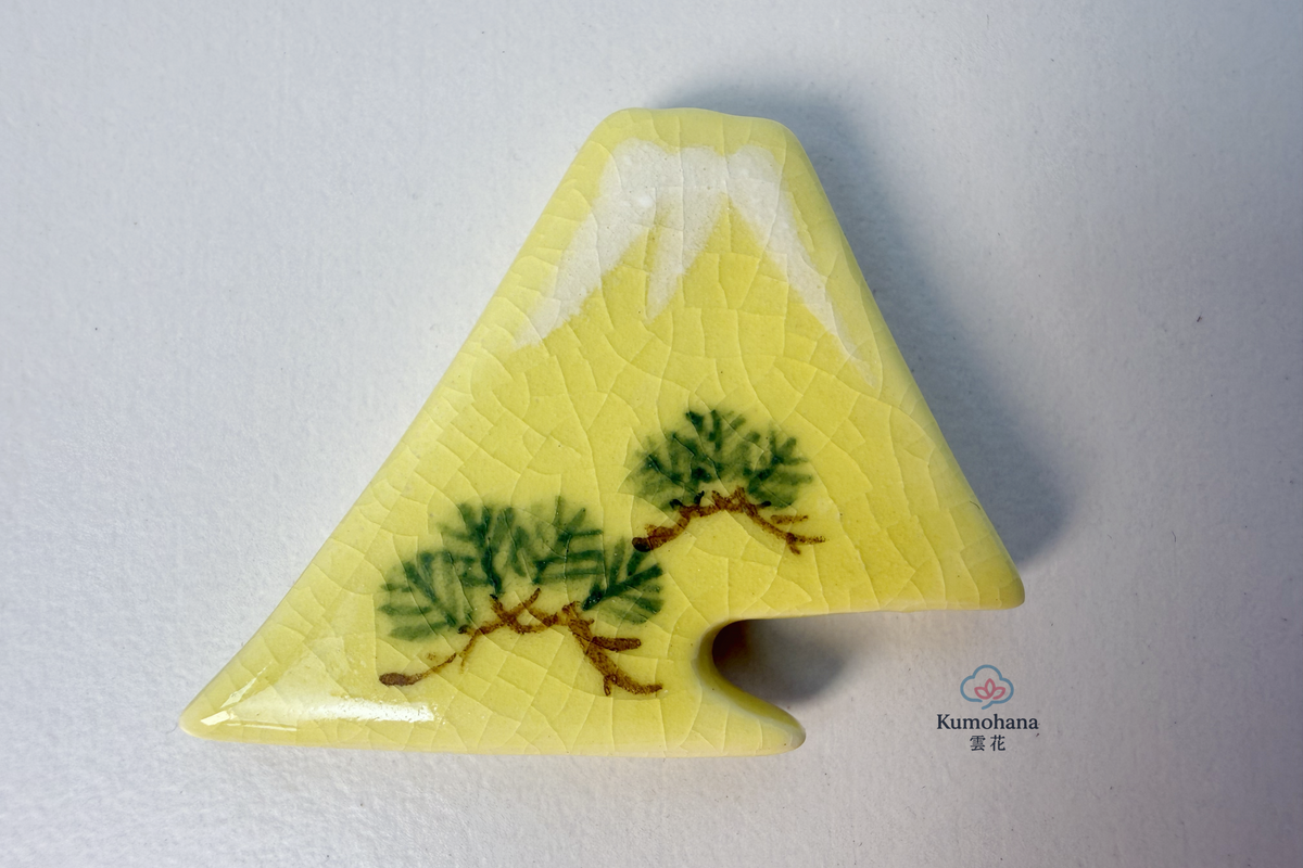 HANDMADE JAPANESE CHOPSTICK REST SET | MOUNT FUJI | TOUSENGAMA 陶泉窯