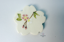 HANDMADE JAPANESE CHOPSTICK REST SET | ASSORTED SAKURA | TOUSENGAMA 陶泉窯