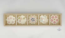HANDMADE JAPANESE CHOPSTICK REST SET | ASSORTED SAKURA | TOUSENGAMA 陶泉窯
