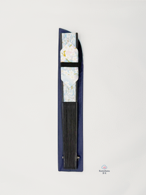 HAND-DYED YUZEN WASHI PAPER FOLDING FAN | TANIGUCHI SHOYUDO