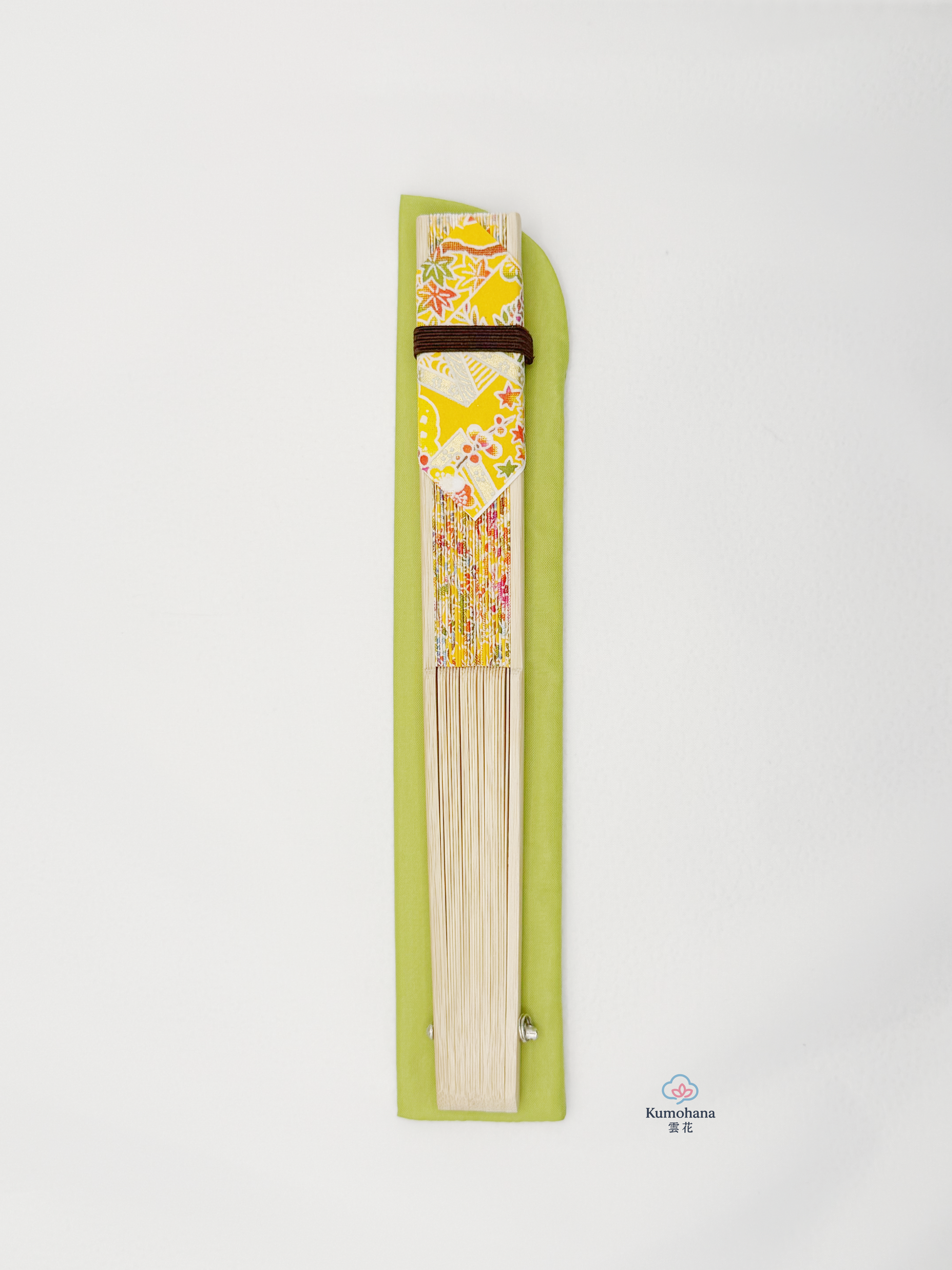 HAND-DYED YUZEN WASHI PAPER FOLDING FAN | TANIGUCHI SHOYUDO