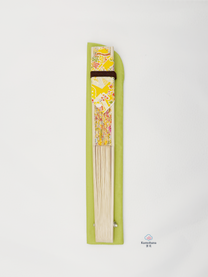 HAND-DYED YUZEN WASHI PAPER FOLDING FAN | TANIGUCHI SHOYUDO