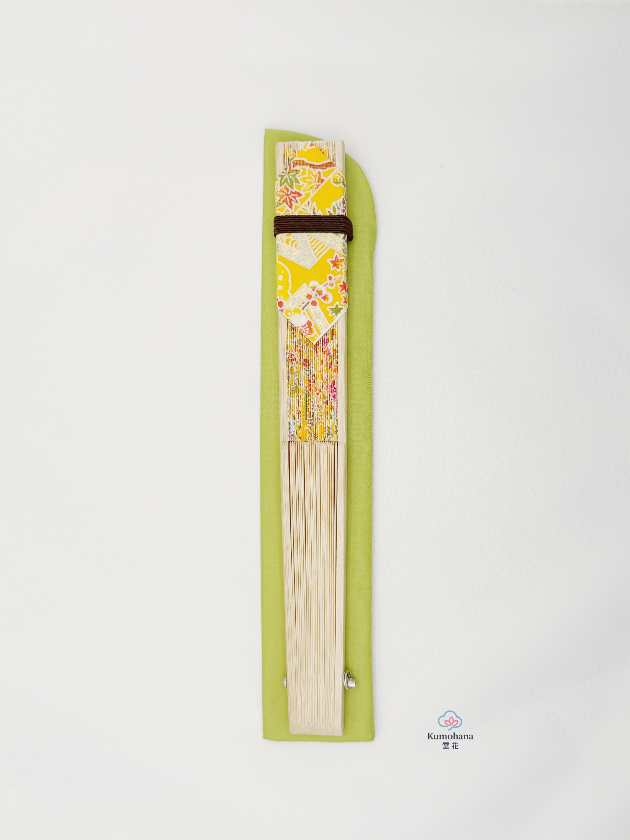 HAND-DYED YUZEN WASHI PAPER FOLDING FAN | TANIGUCHI SHOYUDO
