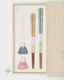 JAPANESE CHOPSTICK GIFT SET | FUJIMI CHERRY BLOSSOM | TAMURATOKI