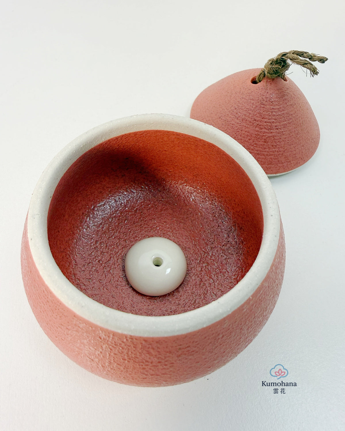 GOURD-SHAPED RED INCENSE BURNER | MATSUMOTO CHINA