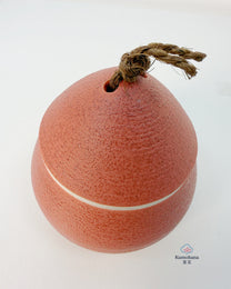GOURD-SHAPED RED INCENSE BURNER | MATSUMOTO CHINA