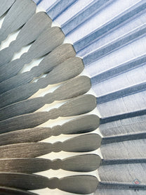 HANDMADE MATSUOKA-HIME KASUMI SILK JAPANESE FOLDING FAN | KIMONO ITOKO 伊と幸