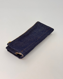 JAPANESE FLAP-STYLE OKAYAMA DENIM PEN CASE | LUDDITE