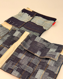 JAPANESE FLAP-STYLE OKAYAMA DENIM PEN CASE | LUDDITE