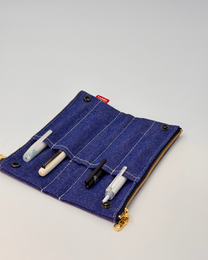 JAPANESE KURASHIKI CANVAS PEN CASE | LUDDITE