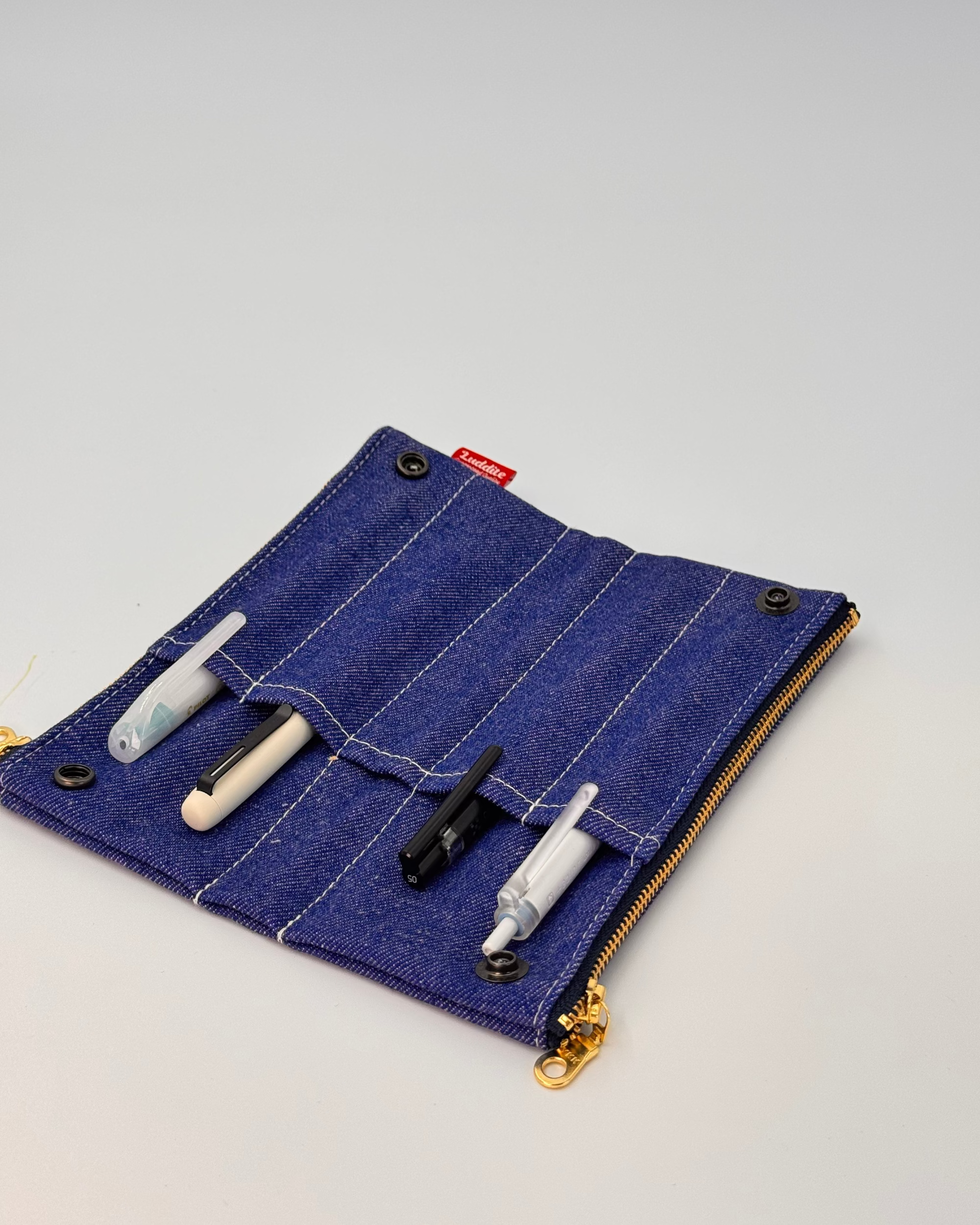 JAPANESE KURASHIKI CANVAS PEN CASE | LUDDITE