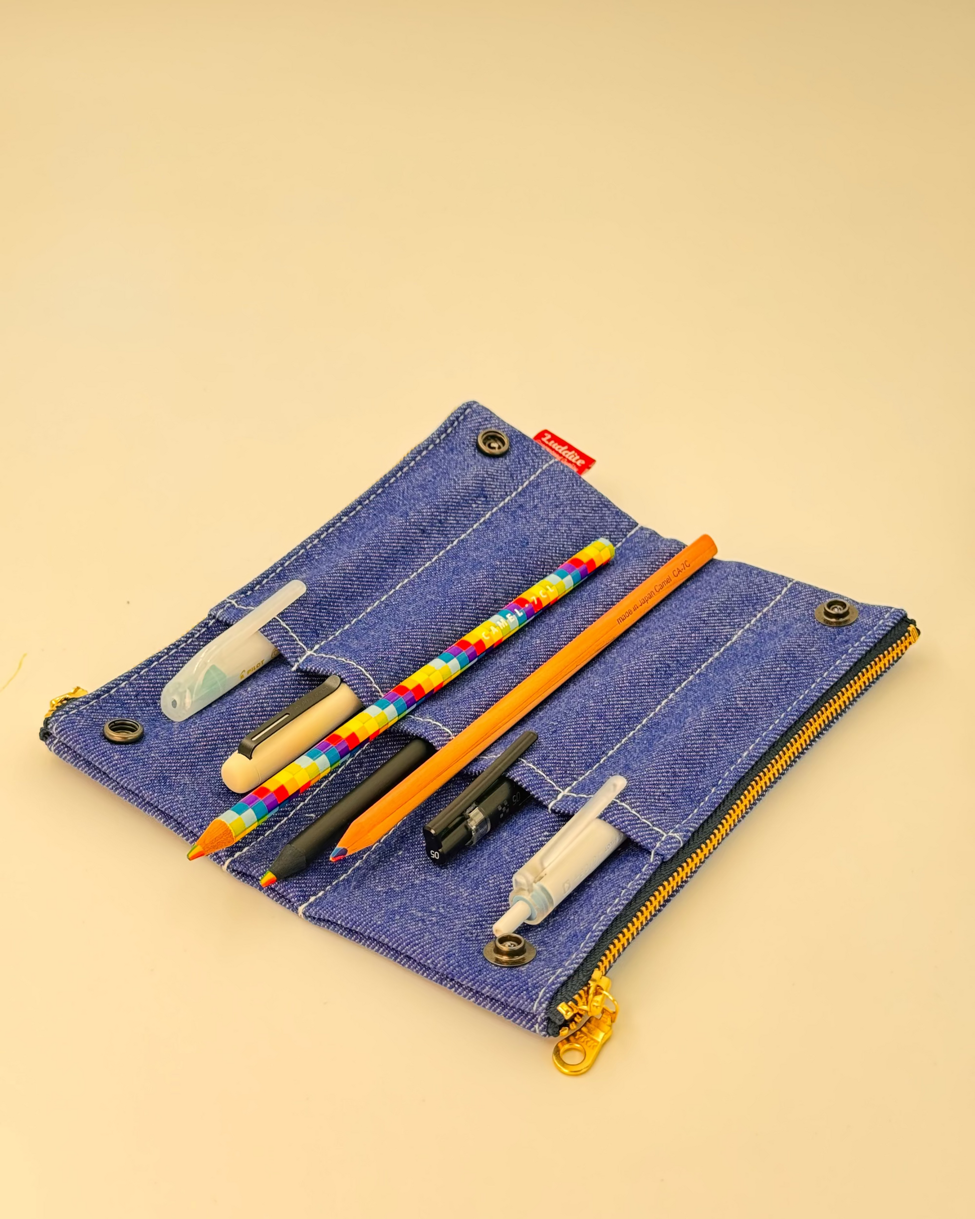 JAPANESE KURASHIKI CANVAS PEN CASE | LUDDITE