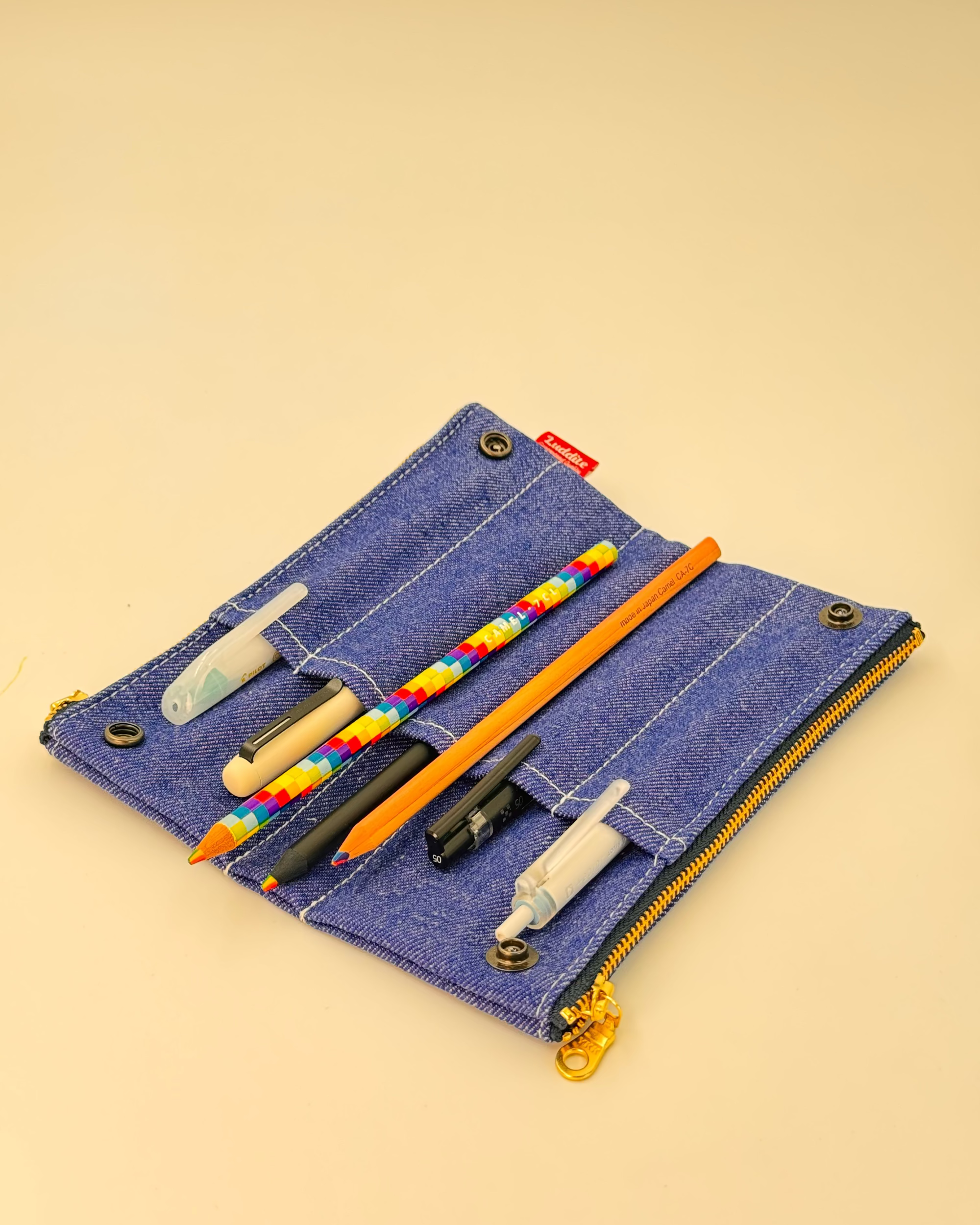 JAPANESE KURASHIKI CANVAS PEN CASE | LUDDITE