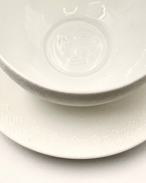 HANDMADE JAPANESE NAGIKA TEACUP &amp; SAUCER | NISHIKAWA JAPAN