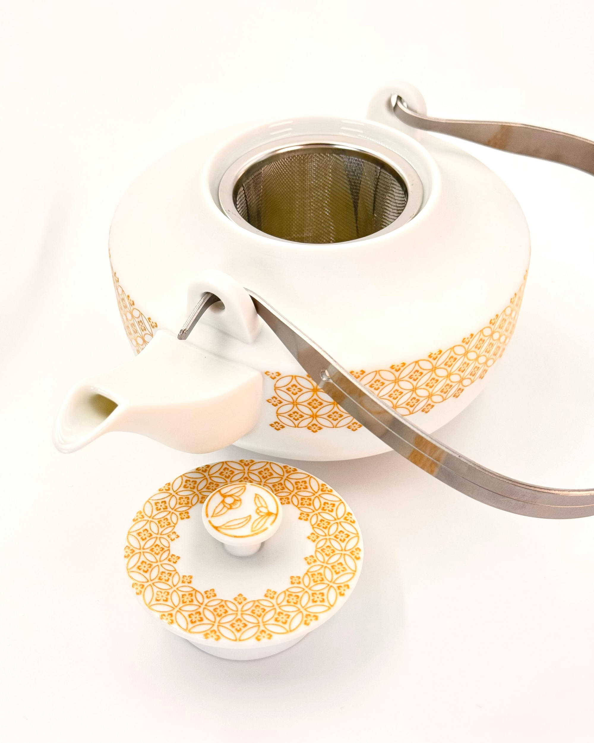 HANDMADE JAPANESE TENGE TEAPOT | NISHIKAWA JAPAN