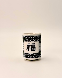JAPANESE CERAMIC TEA CUP | FUKU | MINO WARE 美濃土産