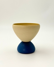 HANDMADE SMALL JAPANESE GUINOMI SAKE CUP | TOHKEN-GAMA 陶謙窯