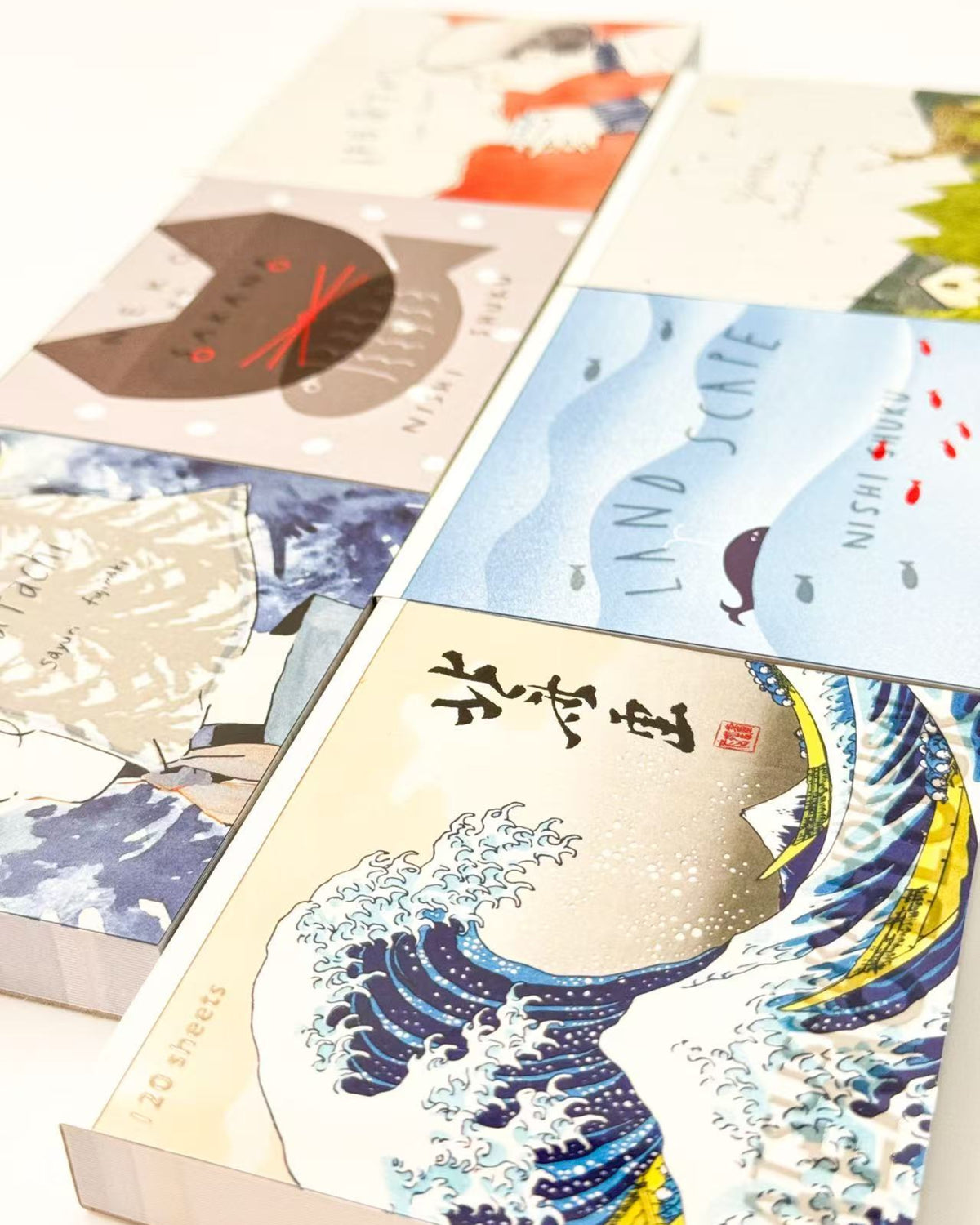 JAPANESE ARTIST ILLUSTRATED MEMO PAD | ART &amp; NATURE COLLECTION | Hyogensha
