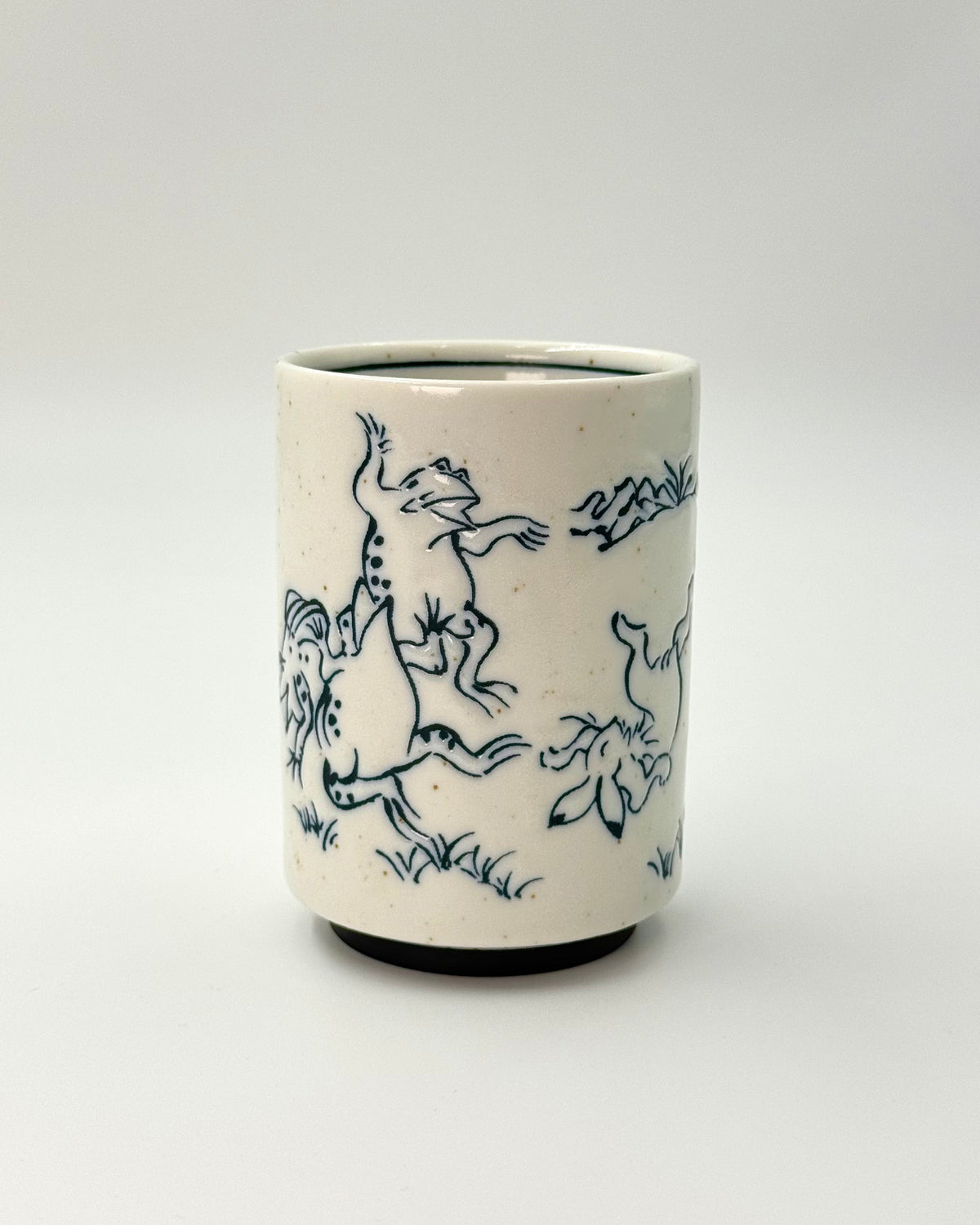 JAPANESE CERAMIC TEA CUP | CHOUJUGIGA | MINO WARE 美濃土産