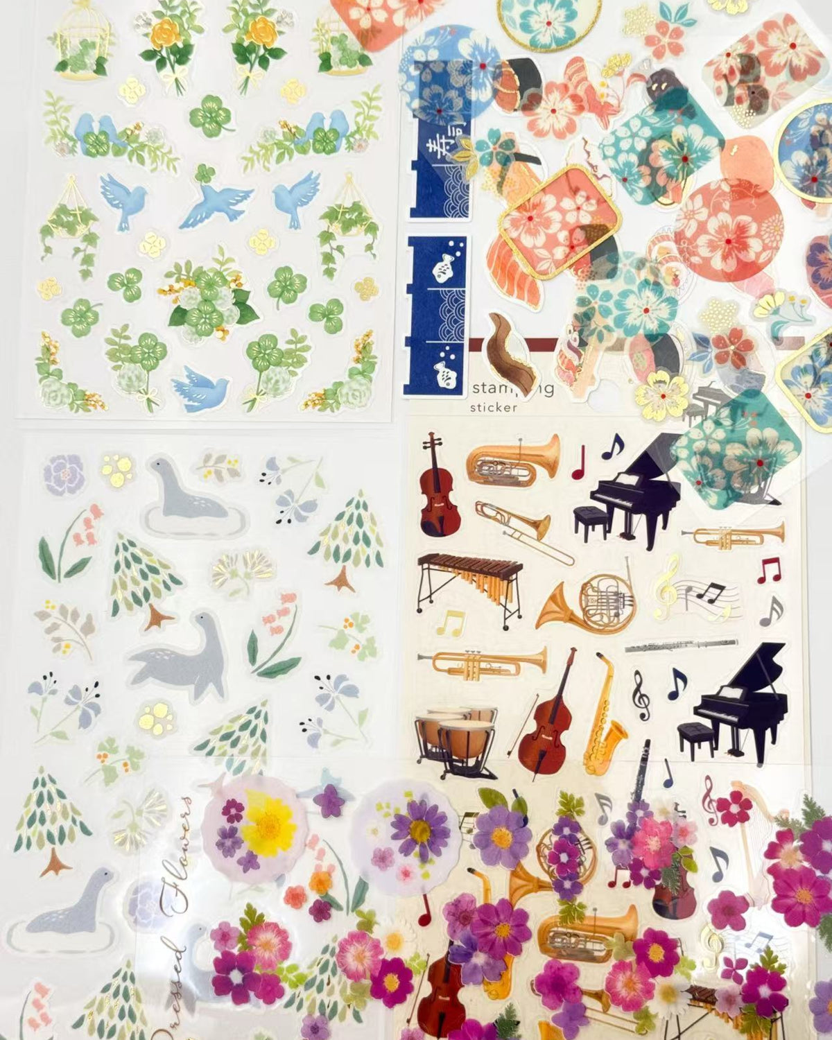JAPANESE DECORATIVE STICKERS | ASSORTED DESIGNS | NB