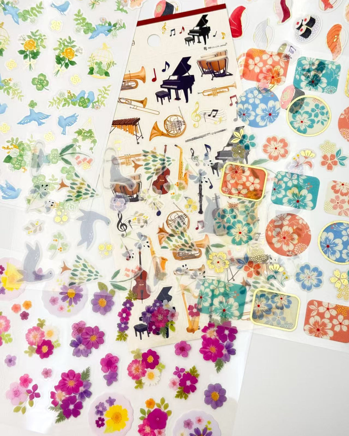 JAPANESE DECORATIVE STICKERS | ASSORTED DESIGNS | NB