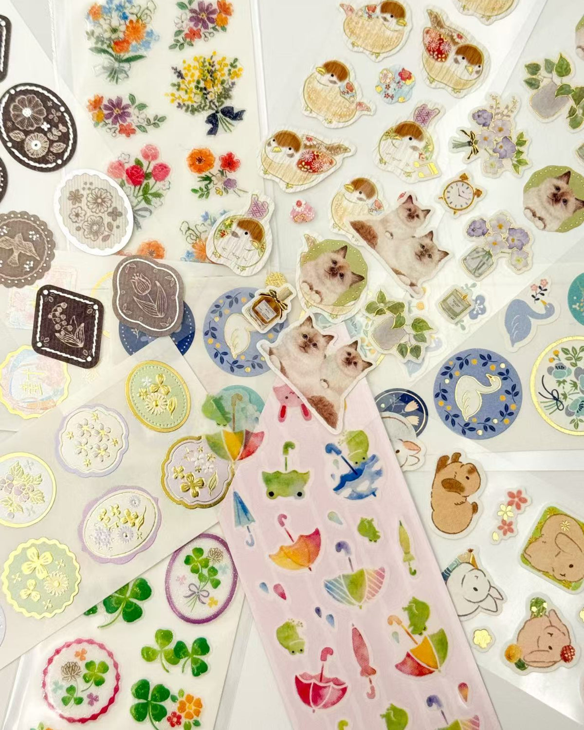 JAPANESE DECORATIVE STICKERS | ASSORTED SMALL DESIGNS | NB