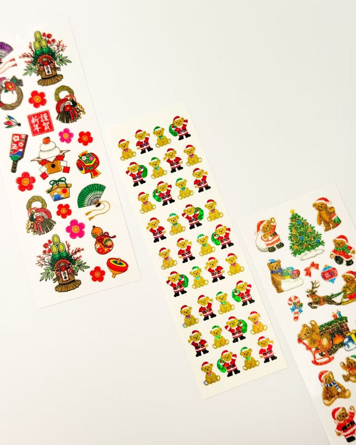 JAPANESE FESTIVE STICKERS | CHRISTMAS &amp; NEW YEAR | OKUYAMA