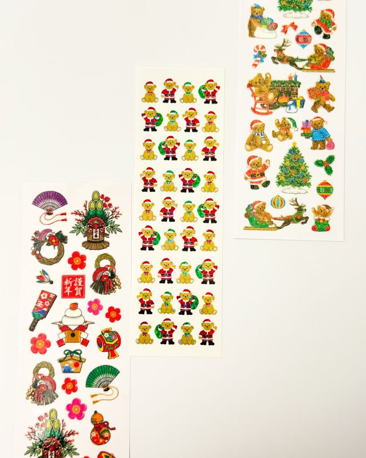JAPANESE FESTIVE STICKERS | CHRISTMAS &amp; NEW YEAR | OKUYAMA