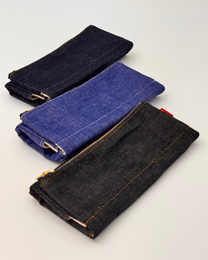 JAPANESE FLAP-STYLE OKAYAMA DENIM PEN CASE | LUDDITE