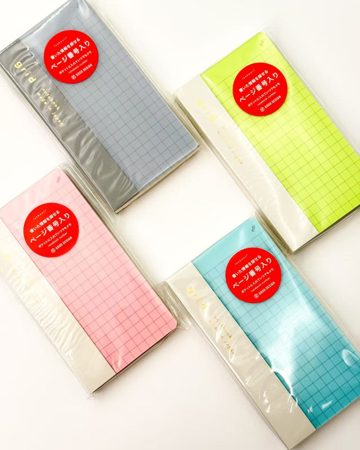 JAPANESE ISSHONI MINI NUMBER NOTEBOOK | POCKET GRID NOTEBOOK | DAIGO