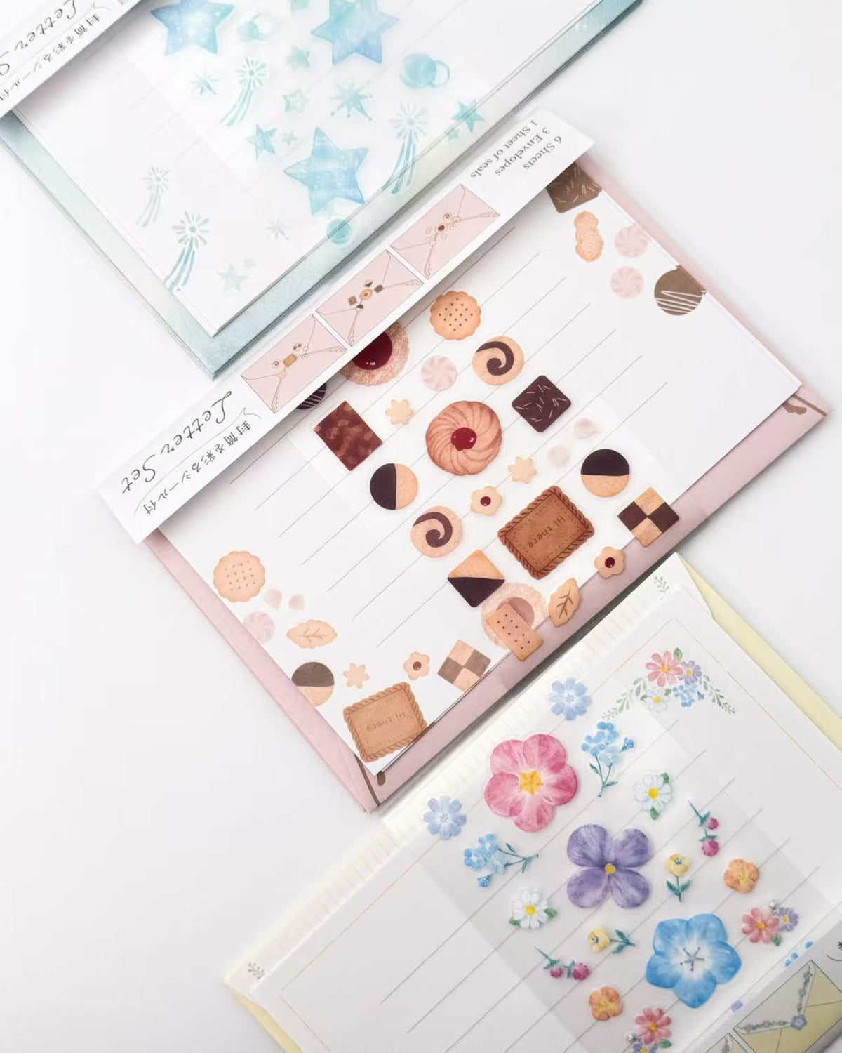 JAPANESE MINI LETTER SET WITH DECORATIVE SEALS | NB