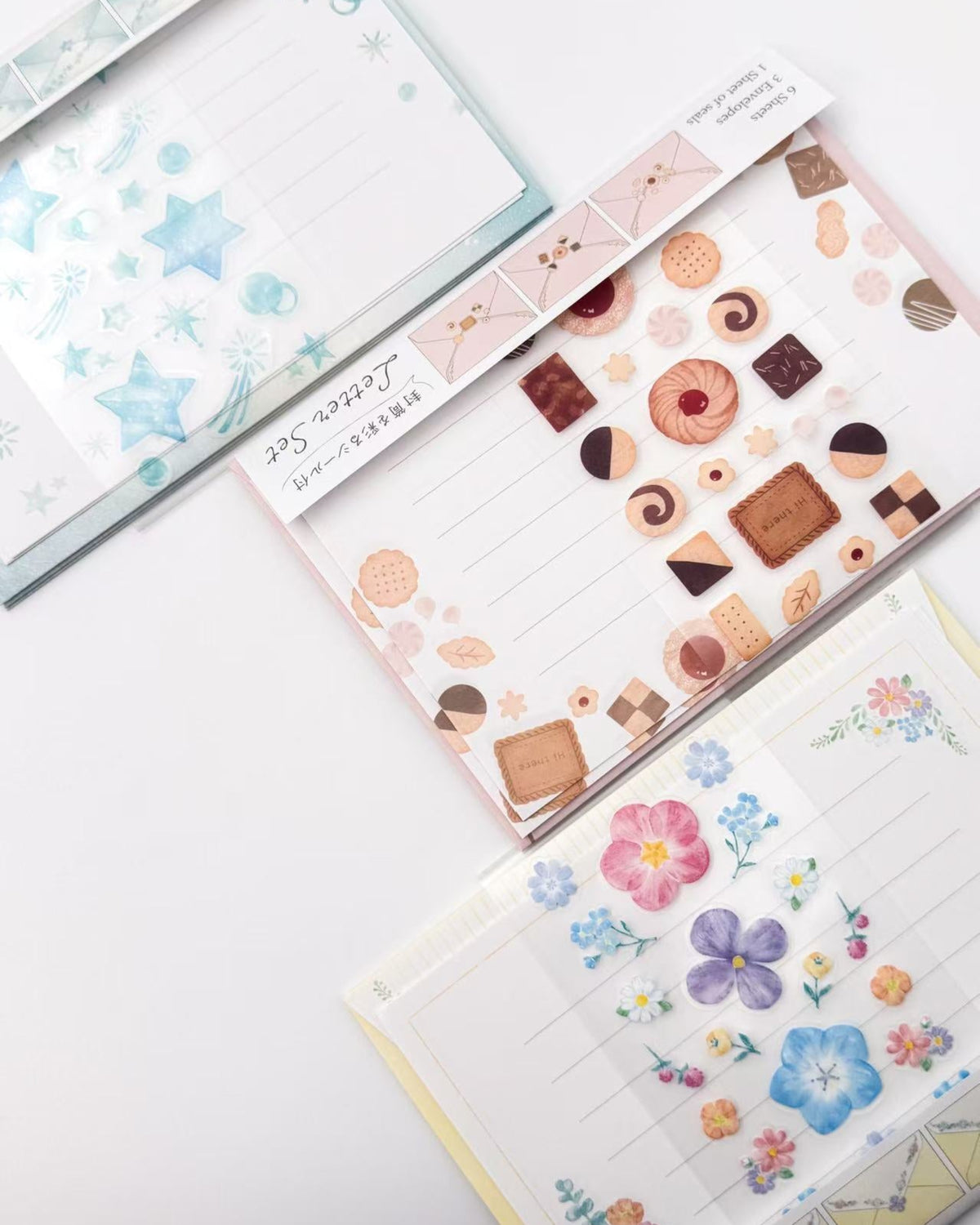 JAPANESE MINI LETTER SET WITH DECORATIVE SEALS | NB