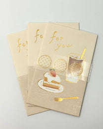 JAPANESE POCHIBUKURO GIFT ENVELOPES WITH GOLD FOIL SEALS – 2 DESIGNS | NB