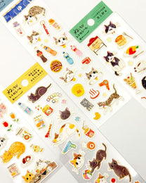 JAPANESE RETRO CAT STICKERS | NEKOROBI STORIES | NB