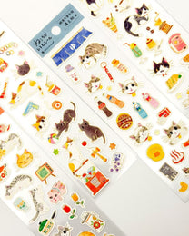JAPANESE RETRO CAT STICKERS | NEKOROBI STORIES | NB