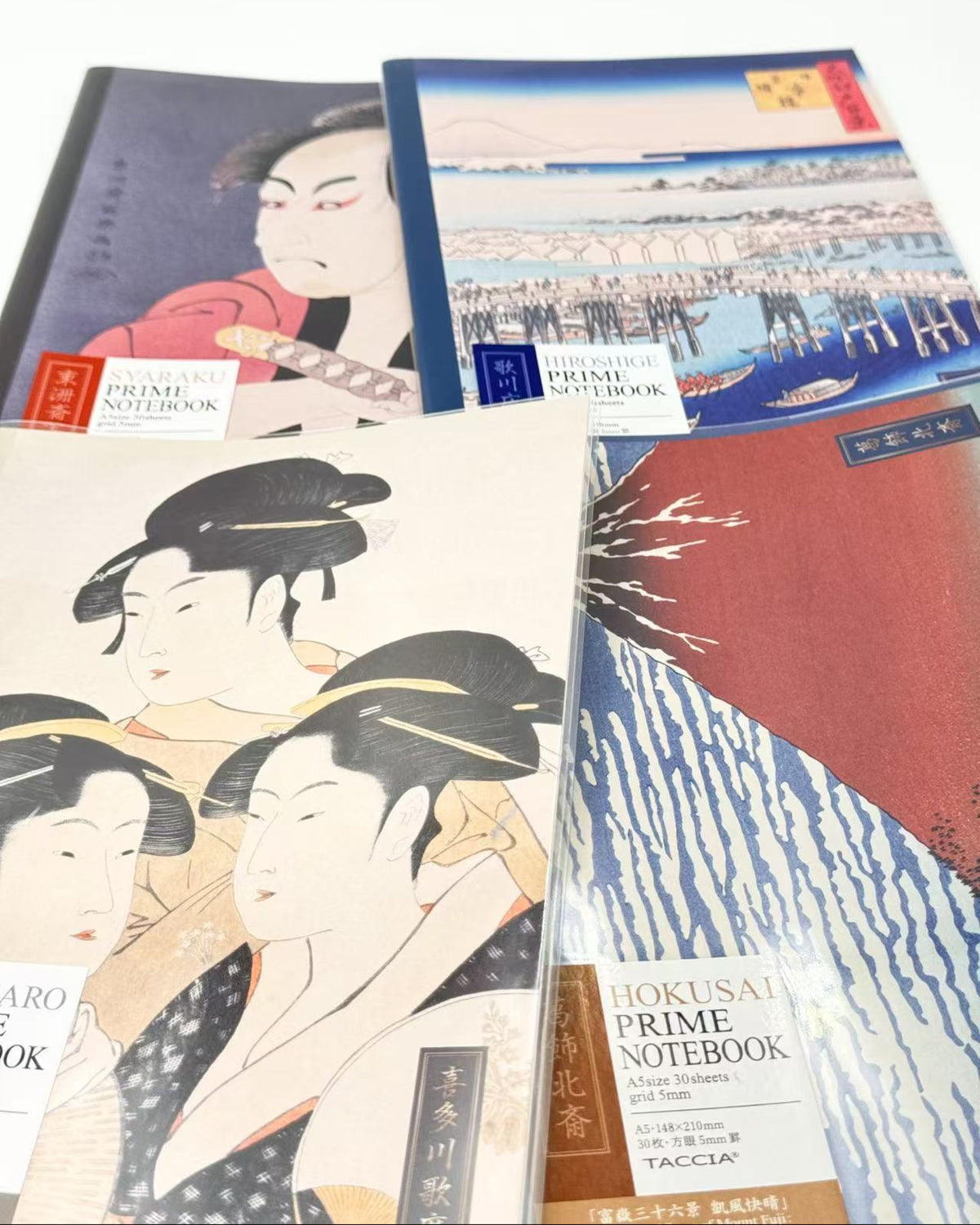 JAPANESE UKIYO-E ART NOTEBOOK | CLASSIC MASTERS COLLECTION | A5 | NAKABAYASHI