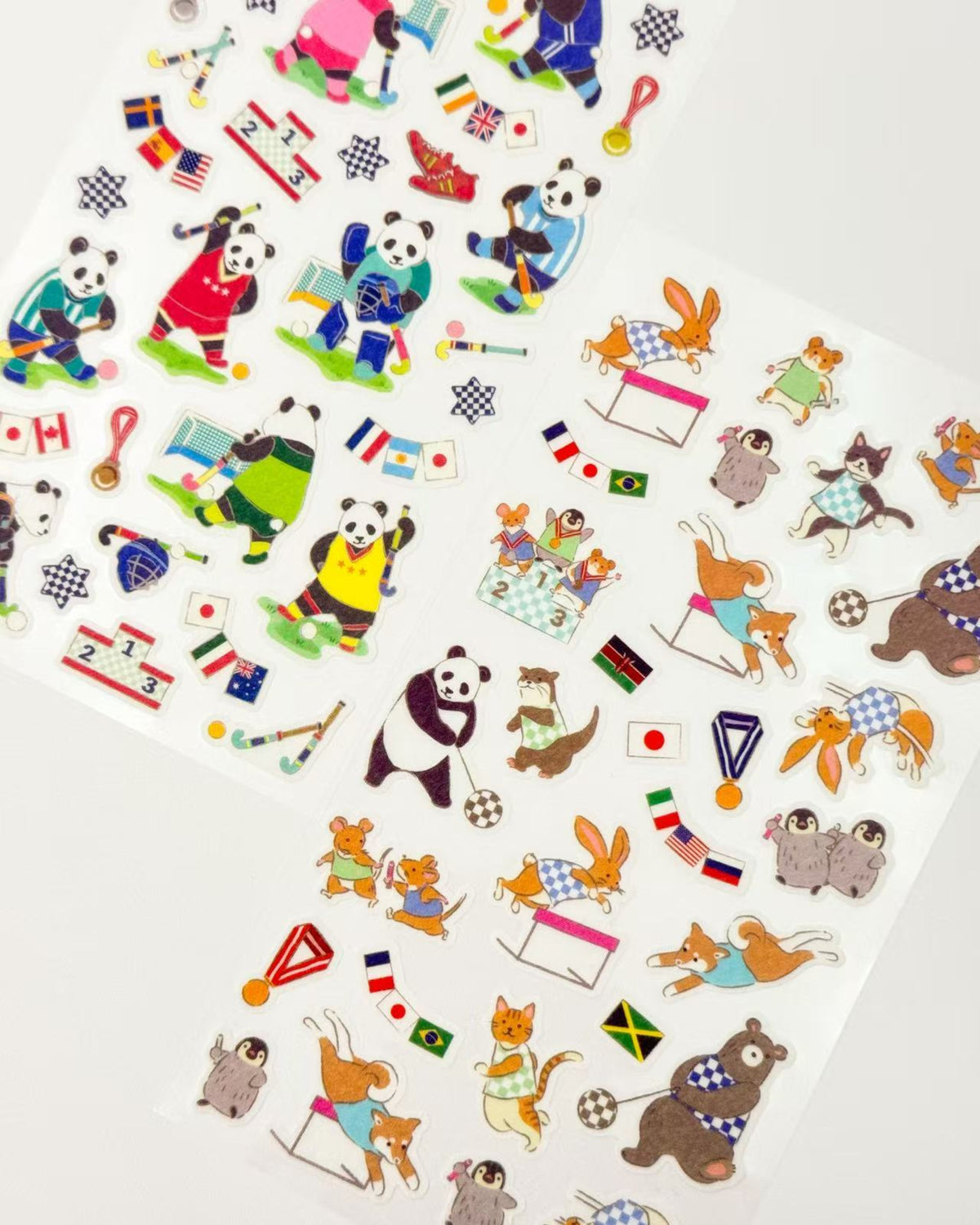 JAPANESE WASHI STICKERS | ANIMAL SPORTS DAY COLLECTION | NB