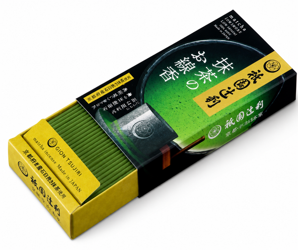 JAPANESE MATCHA INCENSE STICKS | MATCHA GREEN TEA FRAGRANCE | GION TSUJIRI 祇園辻利