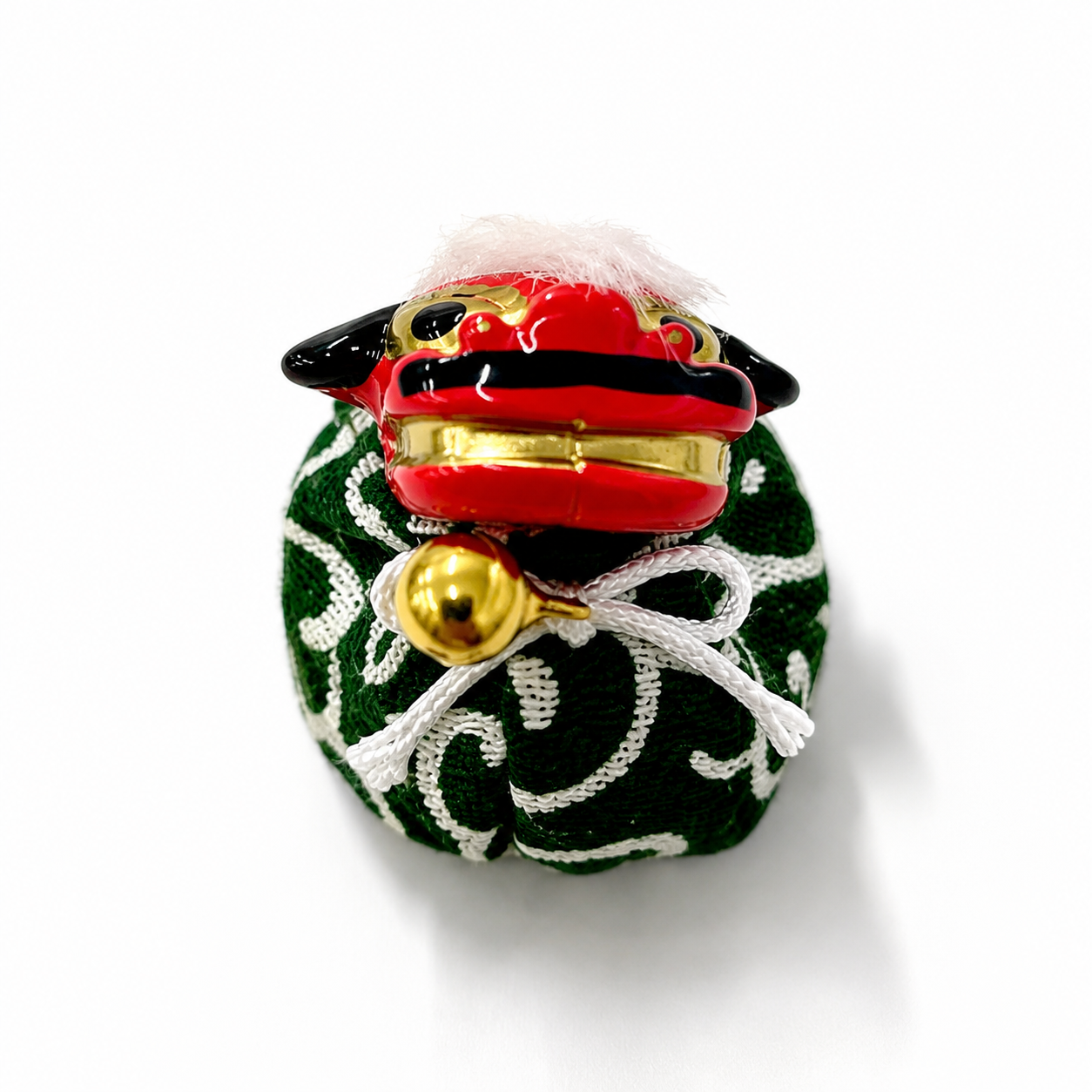 JAPANESE OTEDAMA SHISHI ORNAMENT | GREEN | PARER