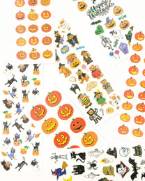 MADE IN JAPAN | HALLOWEEN | TRANSFER STICKERS - 7 DESIGNS | OKUYAMA