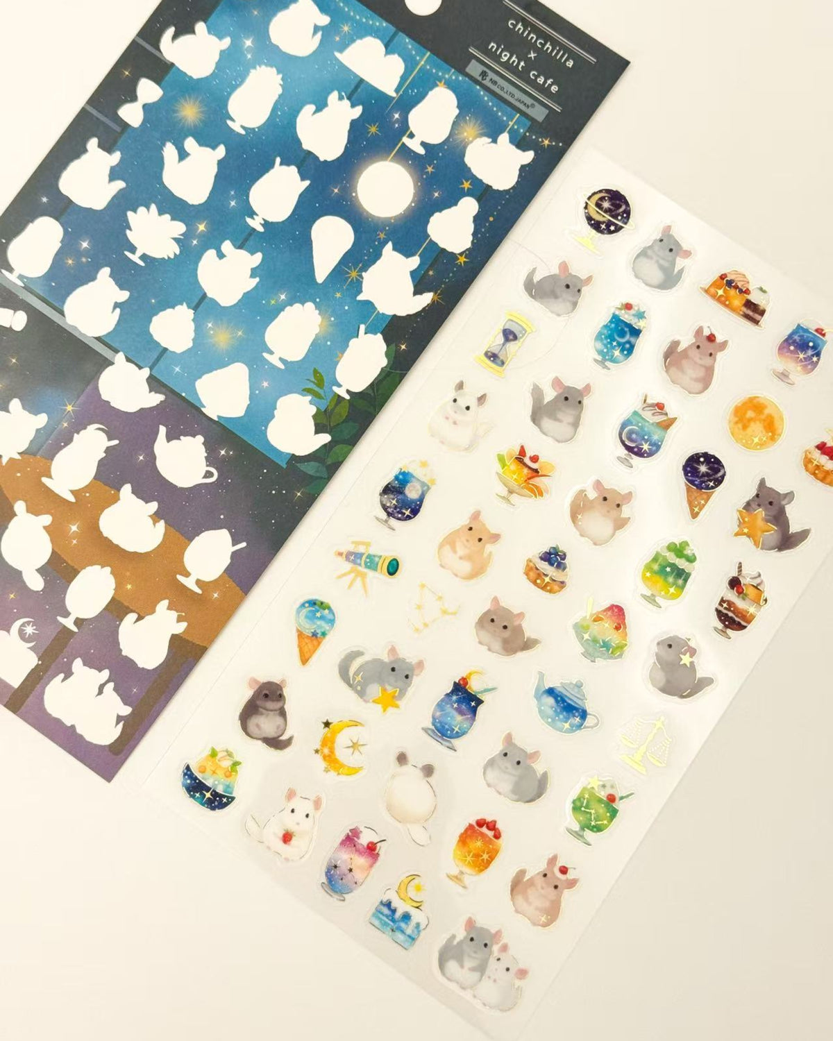 MATTARI ANIMALS | GOLD FOIL CLEAR STICKERS | NB