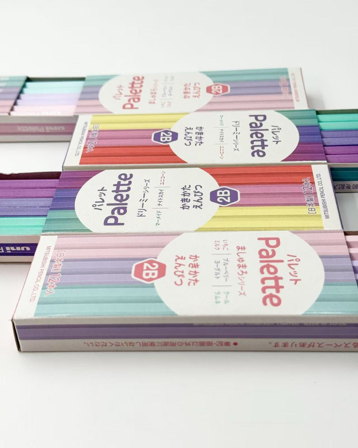 MITSUBISHI UNI PALETTE 2B PENCILS  – 12 PIECE COLOUR COLLECTION